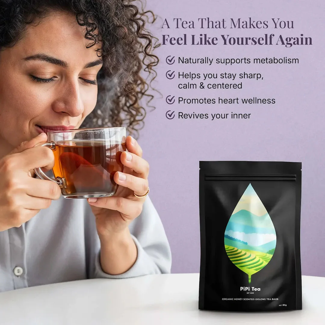 Organic Honey Scented Oolong Tea Bags Subs - Image 6